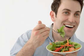 jíst zeleninový salát během léčby prostatitidy