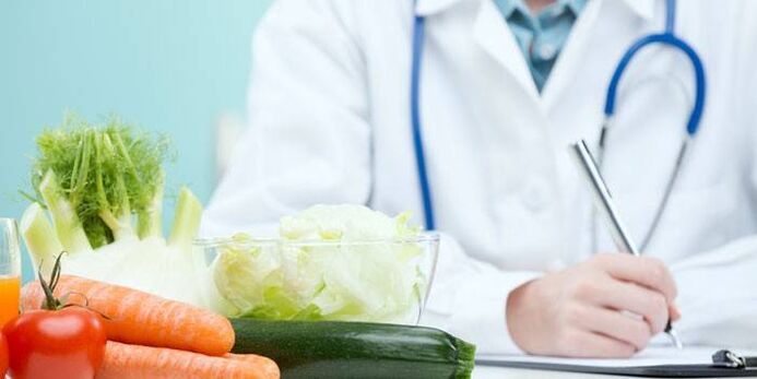 lékař doporučuje zeleninu na prostatitidu