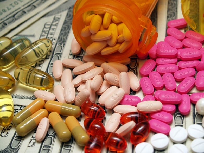 Prostatitida se nejčastěji léčí léky ve formě tablet