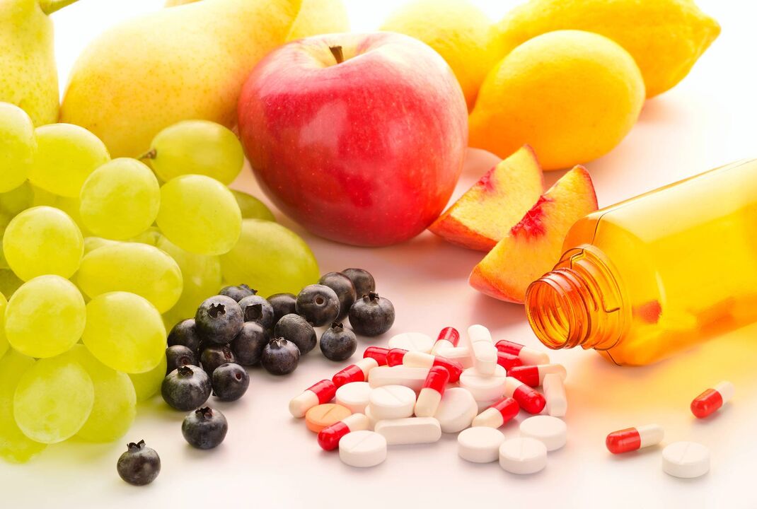 vitamíny a doplňky stravy pro léčbu prostatitidy